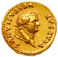 Titus. Gold Aureus (7.26 g), as Caesar, AD 69-79