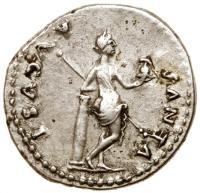 Julia Titi. Silver Denarius (3.35 g), Augusta, AD 79-90/1 - 2