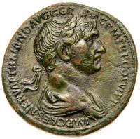 Trajan. Ã Sestertius (27.03 g), AD 98-117