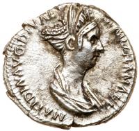 Matidia, niece of Trajan. Silver Denarius (3.12 g), Augusta, AD 112-119