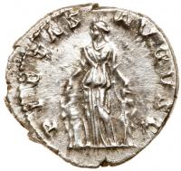 Matidia, niece of Trajan. Silver Denarius (3.12 g), Augusta, AD 112-119 - 2