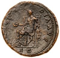 WITHDRAWN - Sabina, wife of Hadrian. Ã As (9.14 g), as Augusta, AD 128-136/7 - 2