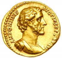 Antoninus Pius. Gold Aureus (7.33 g), AD 138-161