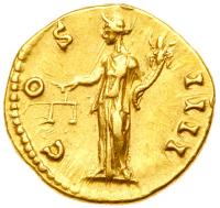 Antoninus Pius. Gold Aureus (7.33 g), AD 138-161 - 2