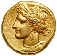 Zeugitania, Carthage. Electrum Stater (7.45 g), ca. 290-270 BC