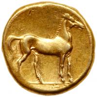Zeugitania, Carthage. Electrum Stater (7.45 g), ca. 290-270 BC - 2