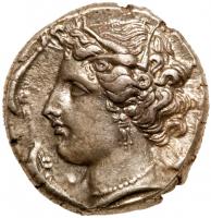 Sicily, Entella. Silver Tetradrachm (16.96 g), ca. 320/15-300 BC