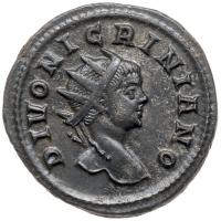 Divus Nigrinian. Ã Antoninianus (3.76 g), died ca. AD 284