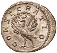 Diva Julia Domna, wife of Septimius Severus. Silver Denarius (2.75 g), died AD 217 - 2