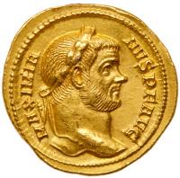 Maximianus. Gold Aureus (5.55 g), first reign, AD 286-305