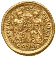 Theodosius II, AD 402-450. Gold Solidus (4.46 g) - 2