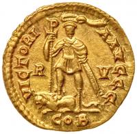 Honorius, AD 393-423. Gold Solidus (4.47 g) - 2