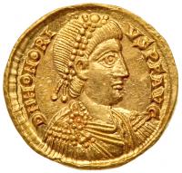 Honorius, AD 393-423, Gold Solidus (4.51g)