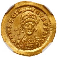 Marcian, 450-457 AD. Gold Solidus, (4.47g)
