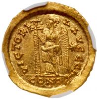 Marcian, 450-457 AD. Gold Solidus, (4.47g) - 2