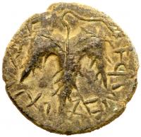 Judaea, Bar Kokhba Revolt. Ã Medium Bronze (9.77 g), 132-135 CE - 2