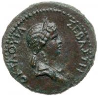 Octavia, wife of Nero., AE 27 mm (9.56 g), Augusta AD 54-62