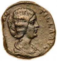 Manlia Scantilla. Ã Sestertius (19.74 g), Augusta, AD 193