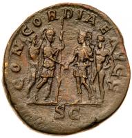 Caracalla. Ã Sestertius (22.96 g), AD 198-217 - 2