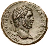 Caracalla. Ã As (11.21 g.), AD 198-217