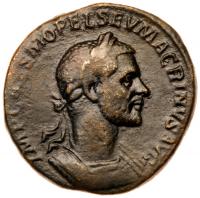 Macrinus. Ã Sestertius (17.51 g.), AD 217-218