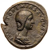 Julia Soaemias. Ã Sestertius (24.78 g), Augusta, AD 218-222