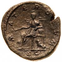 Julia Soaemias. Ã Sestertius (24.78 g), Augusta, AD 218-222 - 2