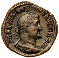 Maximinus I 'Thrax'. Ã Sestertius (27.36 g.), AD 235-238