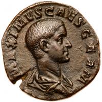 Maximus. Ã Sestertius (22.47 g), Caesar, AD 235-238