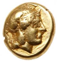 Lesbos, Mytilene. Electrum Hekte (2.50 g), ca. 454-428/7 BC