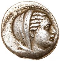 Ionia, Ephesos (as Arsinoeia). Silver Octobol (5.52 g), ca. 290-281 BC