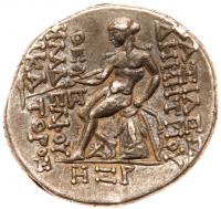 Seleukid Kingdom. Demetrios II Nikator. Silver Tetradrachm (16.64 g), first reign, 146-138 BC - 2