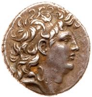 Seleukid Kingdom. Diodotos Tryphon. Silver Drachm (4.06 g), 142-138 BC