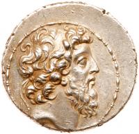 Seleukid Kingdom. Demetrios II Nikator. Silver Tetradrachm (16.29 g), second reign, 129-125 BC