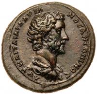 Antoninus Pius. Ã (20.48 g), AD 138-161