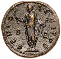 Antoninus Pius. Ã Dupondius (11.48 g.), AD 138-161 - 2