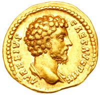 Marcus Aurelius. Gold Aureus (7.11 g), as Caesar, AD 138-161