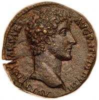 Marcus Aurelius. Ã Sestertius (25.00 g), as Caesar, AD 138-161