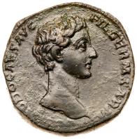 Commodus. Ã As (11.84 g.), as Caesar, AD 166-177