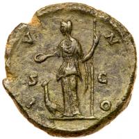 Crispina. Ã Dupondius (11.31 g), Augusta, AD 178-182 - 2