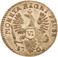 Coinage for East Prussia. VI Groschen 1761. - 2