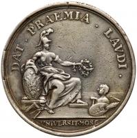 Prize Medal. Silver. 35.9 mm. 18.1 gm. By S. Yudin. Moscow University.