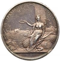 Medal. Silver. 39mm, 34.14 gm. By N. Kozin. - 2