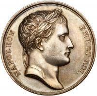 Medal. Silver. 40.6 mm. By Andrieu and Brenet. On Napoleonâs Entry into Moscow, 1812.