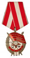 Researched Order of Red Banner 2nd Award. Type 5. Award # 29982. Type 5, var. 2, manufactured on LMD in 1955.