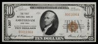 $10 National Bank Note. First NB of Amsterdam, NY. Ch. # 1307. Fr. 1801-1.