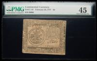 Continental Currency. February 26, 1777. $5. Fr. CC-58. PMG XF 45.