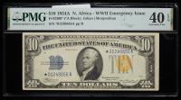 1934A $10 World War II Emergency Star Note. Fr. 2309*. PMG Extremely Fine 40 EPQ