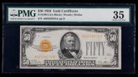 1928 $50 Gold Certificate. Fr. 2404. PMG Choice VF 35.