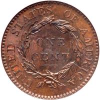 1818 Coronet Head 1C NGC MS64 BR - 2